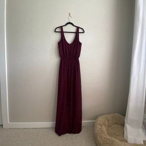 Show Me Your Mumu Burgundy Bridesmaid Dress (Kendall Maxi)
